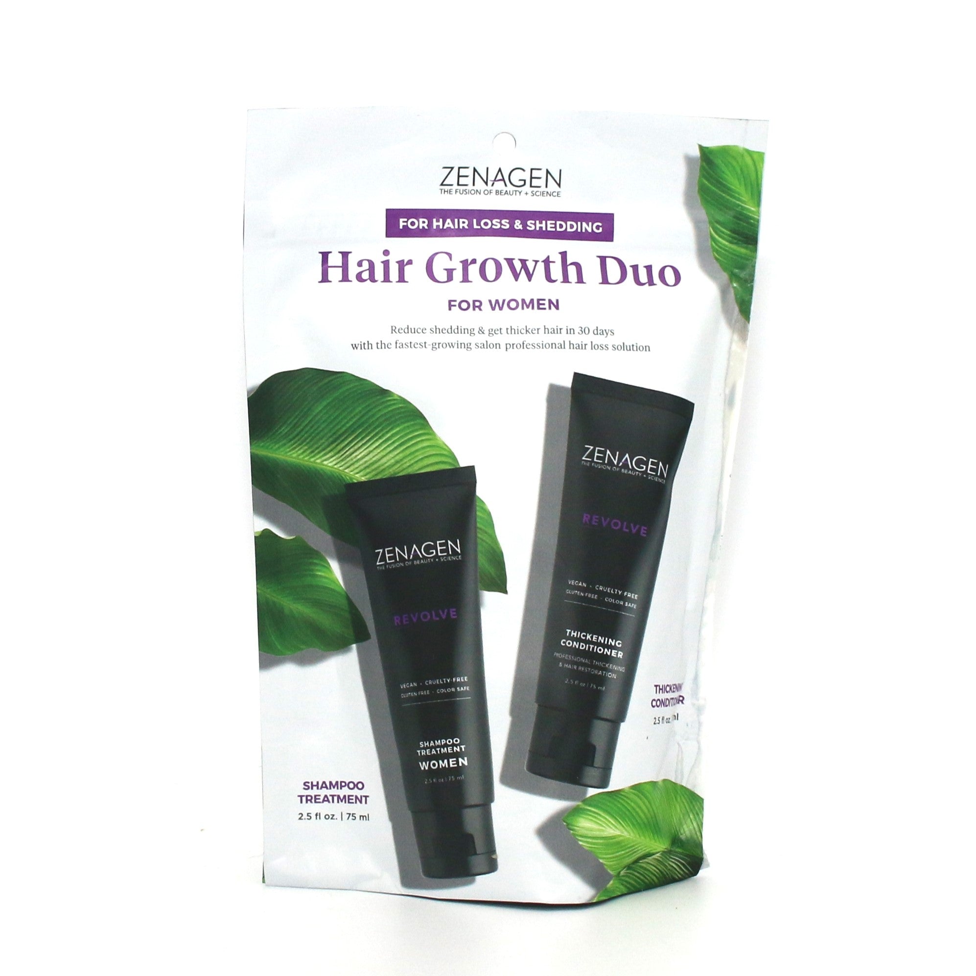 ZENAGEN Revolve Womens Hair Growth Duo Overstock Beauty Supply