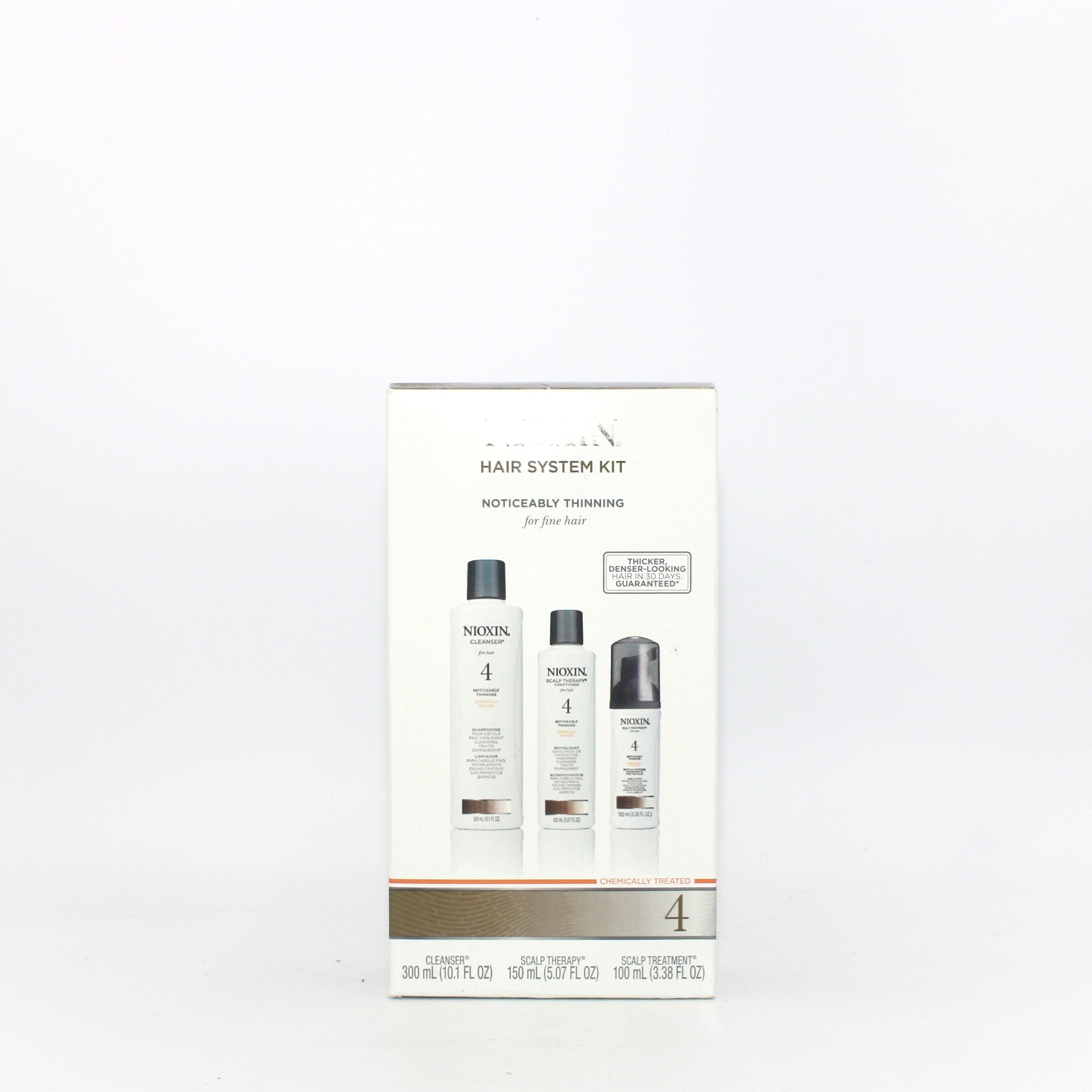NIOXIN Hair System 4 Kit Noticeable Thinning for Fine Hair - Overstock Beauty Supply