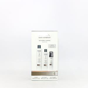 NIOXIN Hair System 4 Kit Noticeable Thinning for Fine Hair