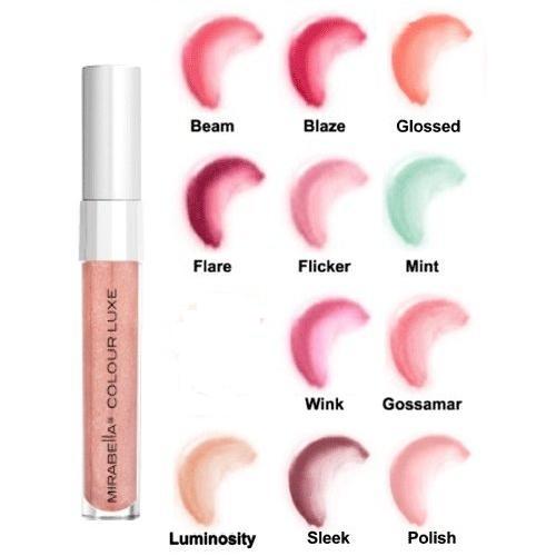 Mirabella Colour Luxe Lip Gloss Flicker .14 Oz