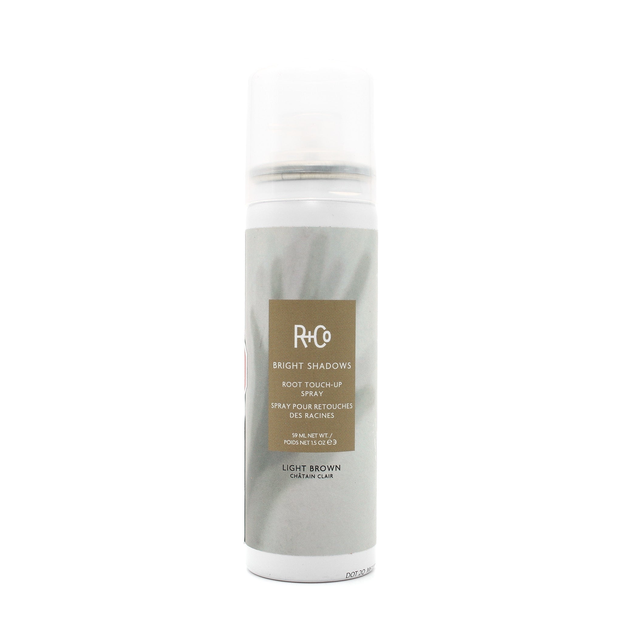R+CO Bright Shadows Root Touch Up Spray Light Brown 1.5 oz - Overstock Beauty Supply