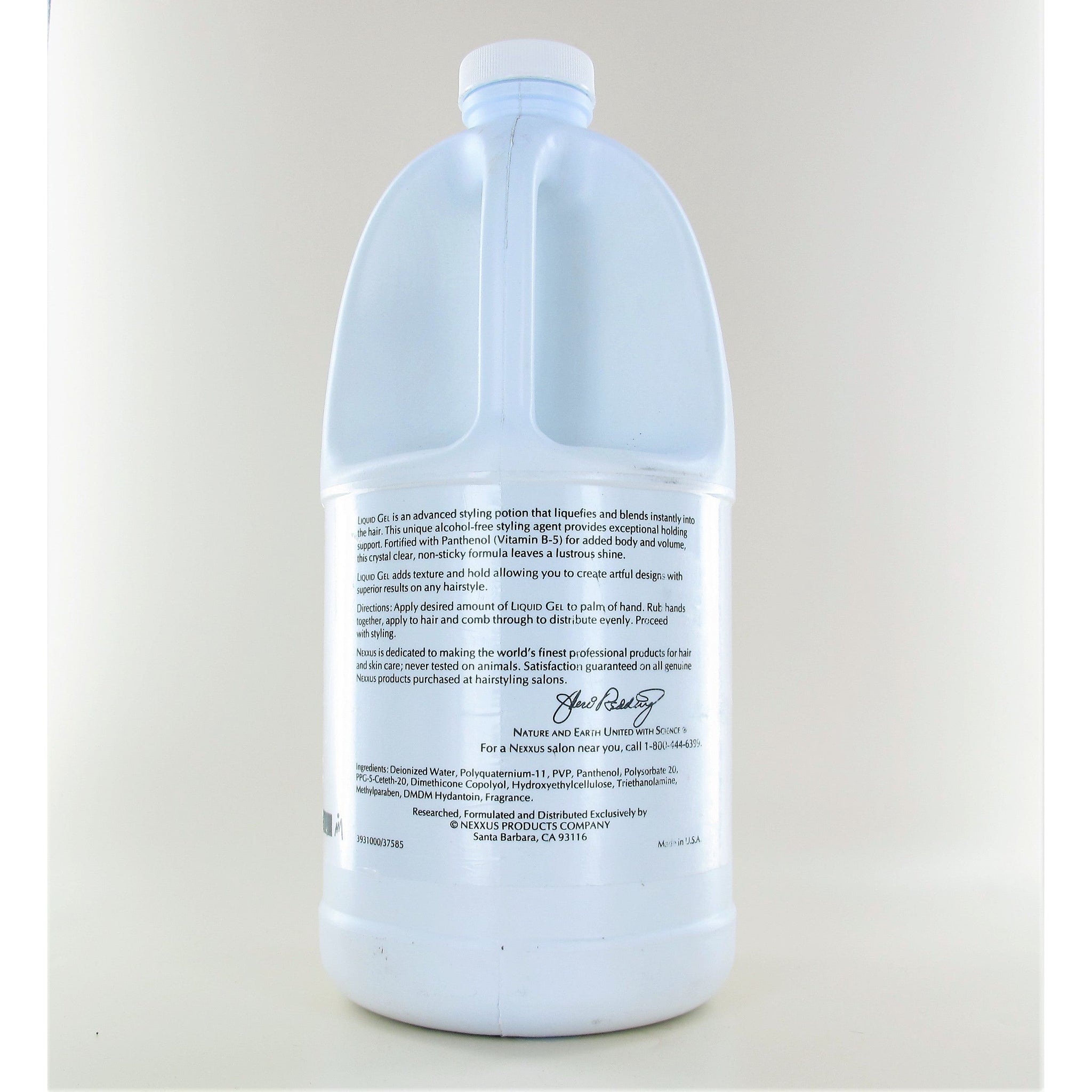 Nexxus Liquid Gel 1.9L/half gallon ORIGINAL FORMULA