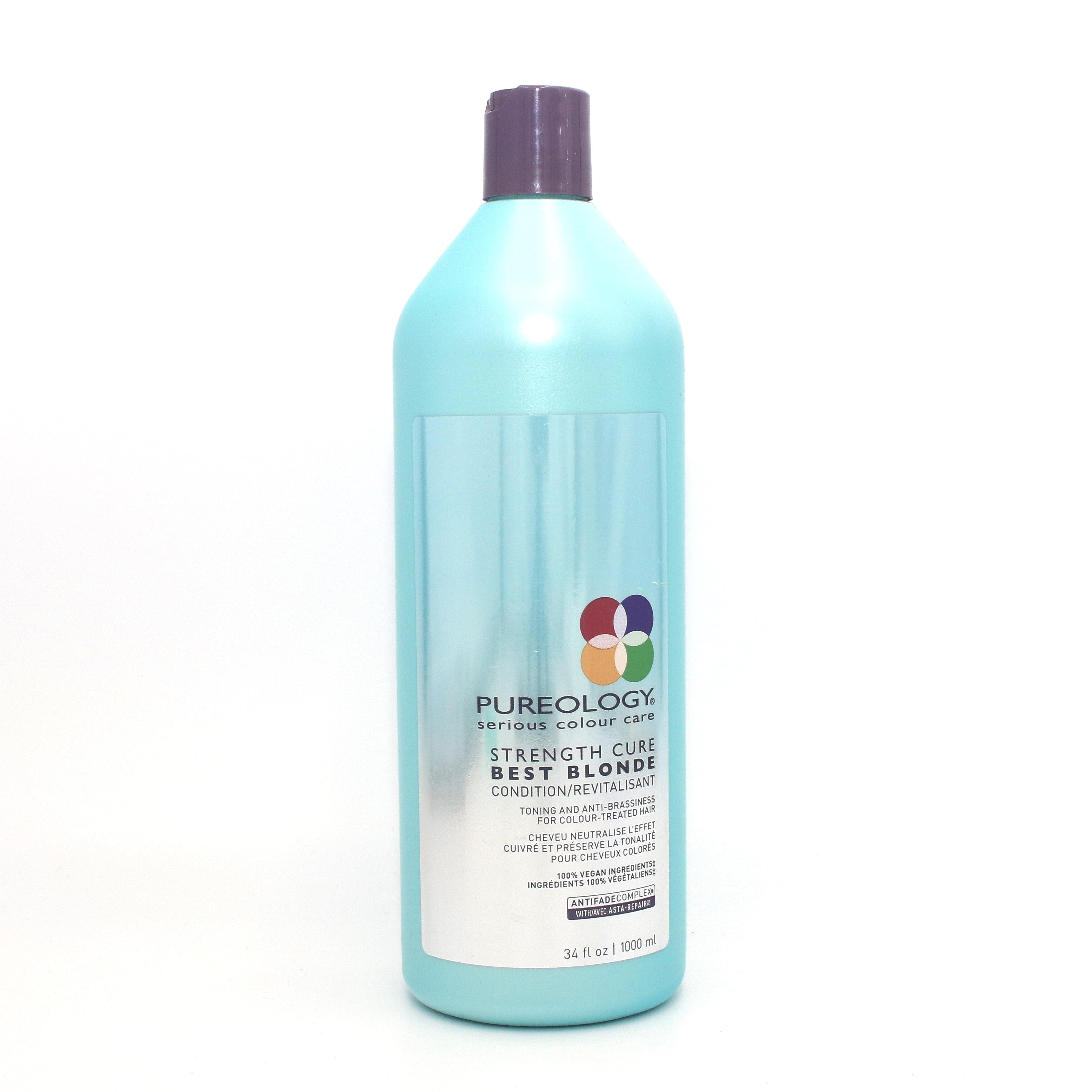 PUREOLOGY Serious Colour Care Strength Cure Best Blonde Conditioner 34 oz - Overstock Beauty Supply