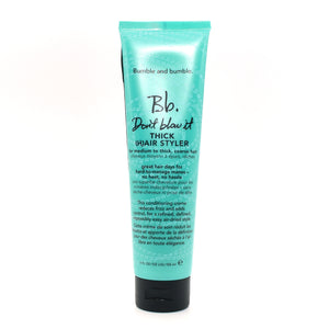 BUMBLE & BUMBLE Bb Dont Blow It Thick Hair Styler Conditioning Creme 5 oz