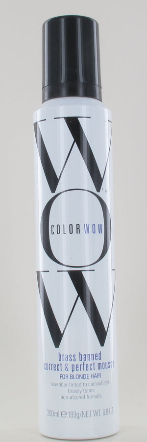Color WOW Brass Banned Correct and Perfect Mousse 6.8 oz