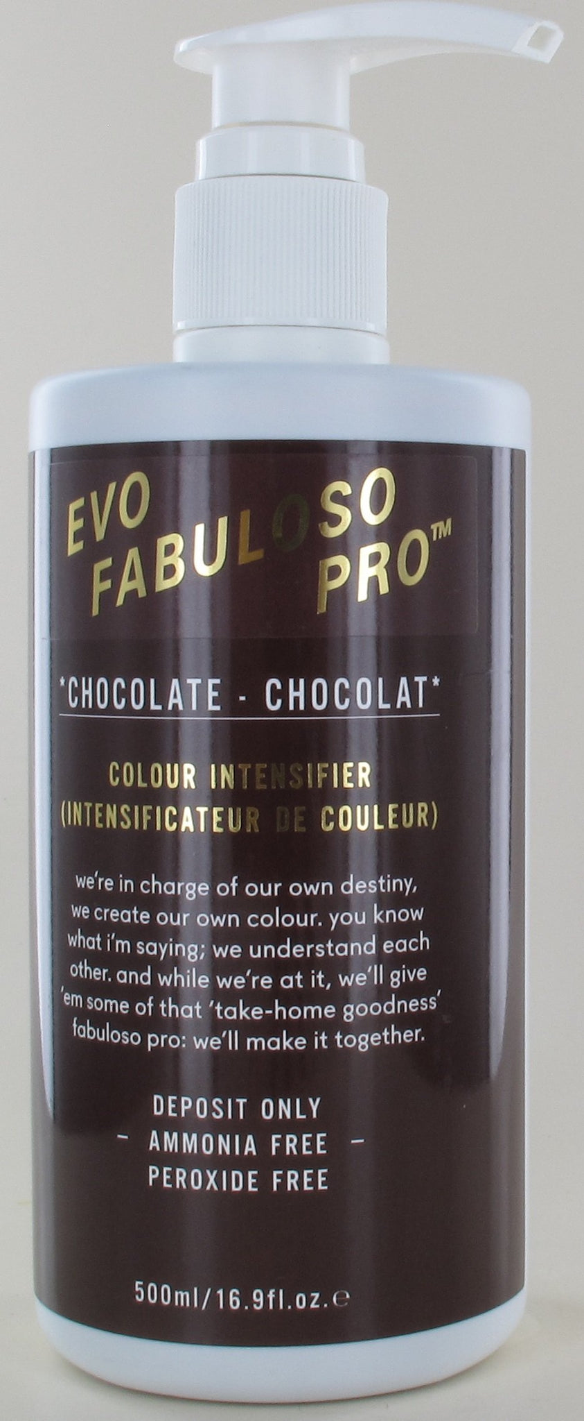 Evo Fabuloso Pro Chocolate Colour Intensifier 16.9 Oz