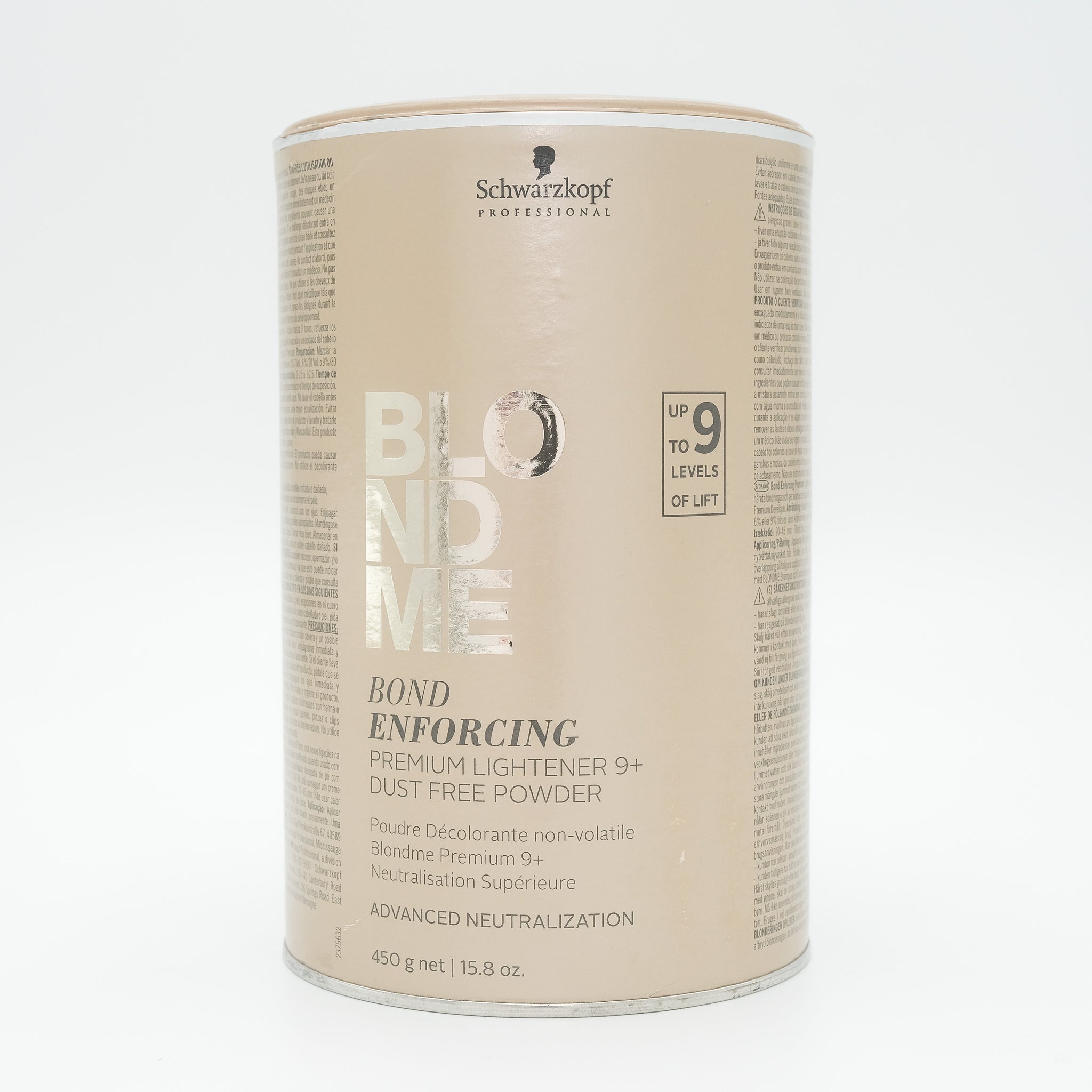 SCHWARZKOPF BlondMe Bond Enforcing Premium Lightener 9+ 15.8 oz (Pack of 2)