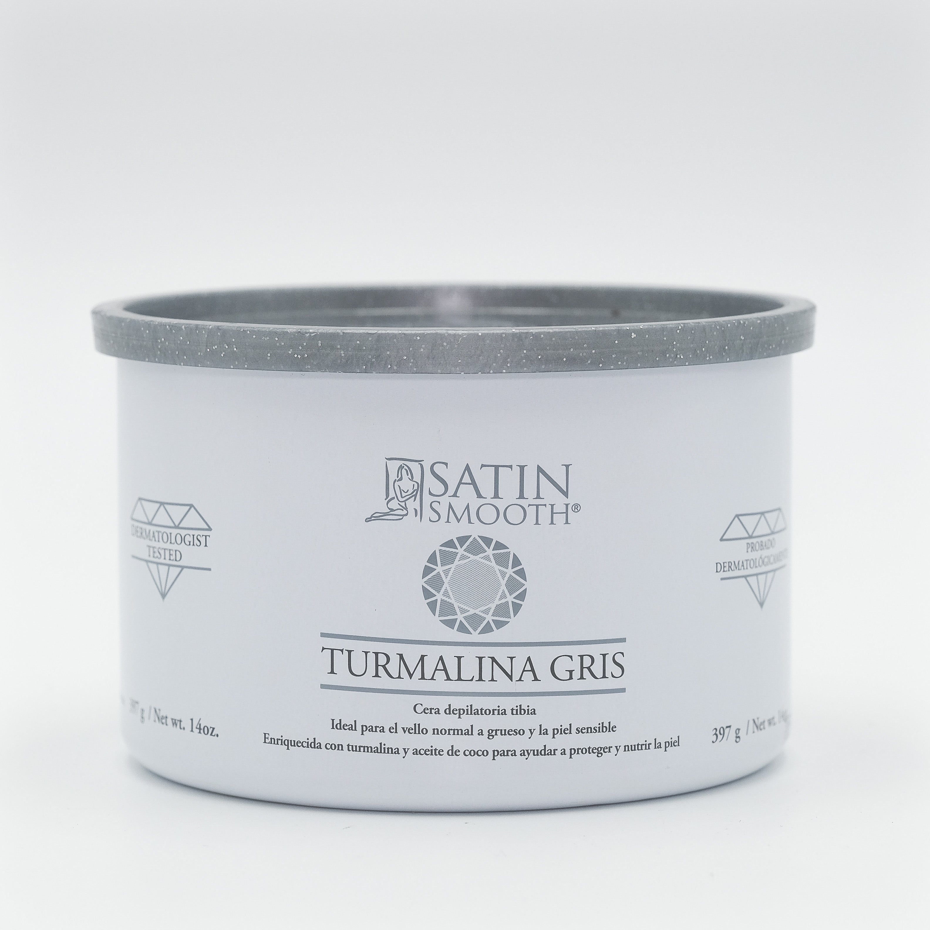 SATIN SMOOTH Silver Tourmaline for Hair Removal, Soft Wax 14 oz - Overstock Beauty Supply