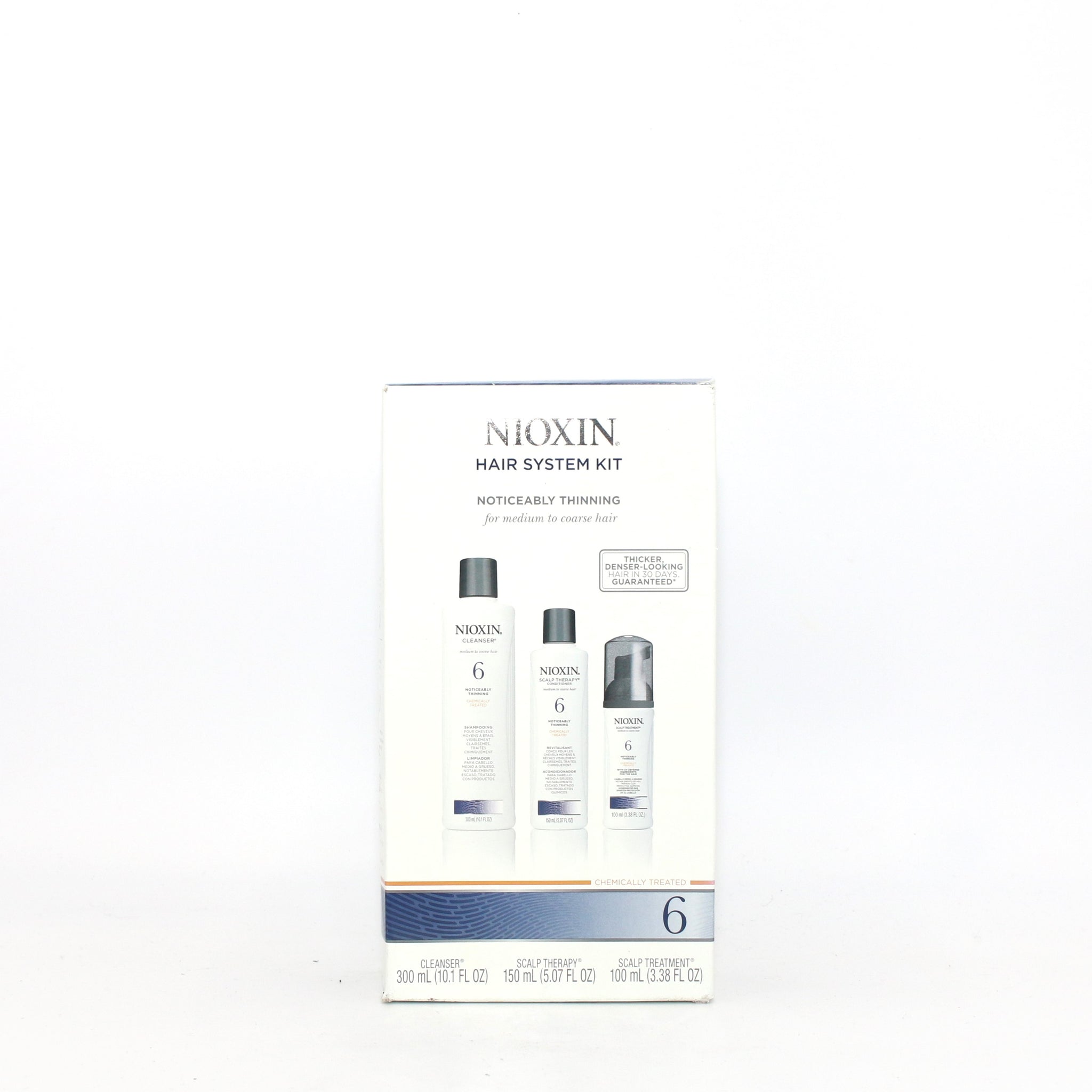 NIOXIN Hair System 6 Kit Noticeable Thinning for Medium to Coarse Hair
