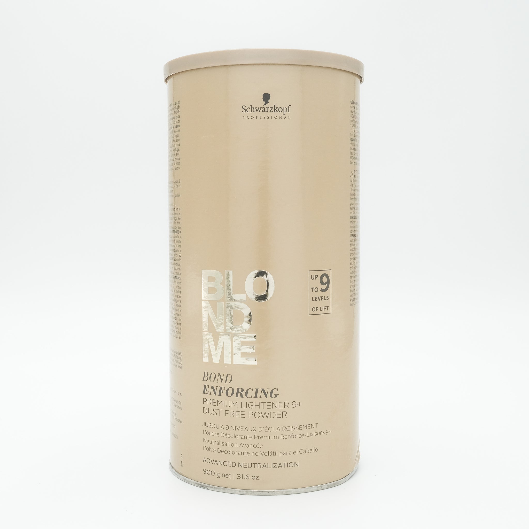 SCHWARZKOPF BlondMe Bond Enforcing Premium Lightener 9+Dust Free Powder 31.6 oz