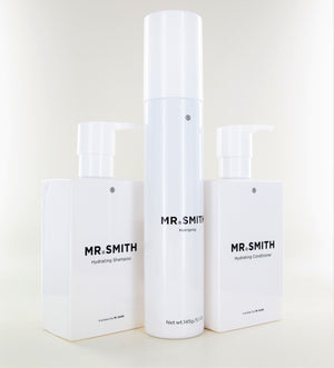 MR. SMITH Hydrating Shampoo & Conditioner + Hairspray Set