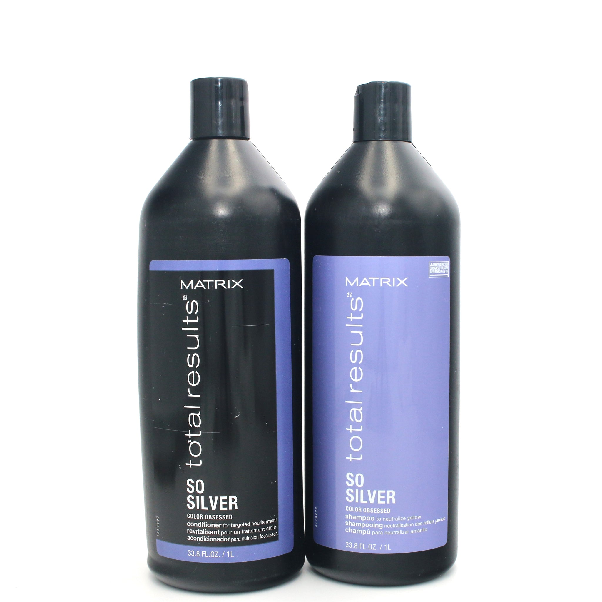 MATRIX Total Results So Silver Color Obsessed Shampoo & Conditioner 33.8 oz Set
