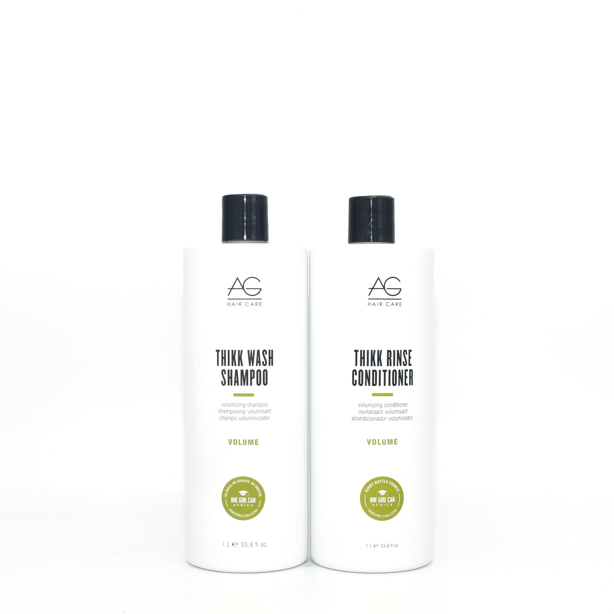AG Think Wash Shampoo Volumizing Shampoo & Conditioner Duo
