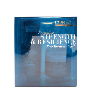 LOREAL Revitalize Strength and Resilience Pro Keratin Refill Shampoo & Conditioner Set