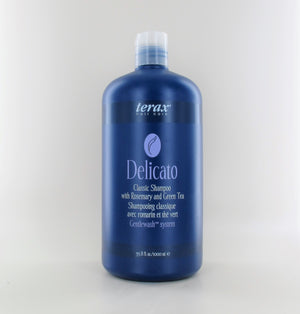 TERAX Delicato Classic Shampoo With Rosemary And Green Tea 33.8 oz