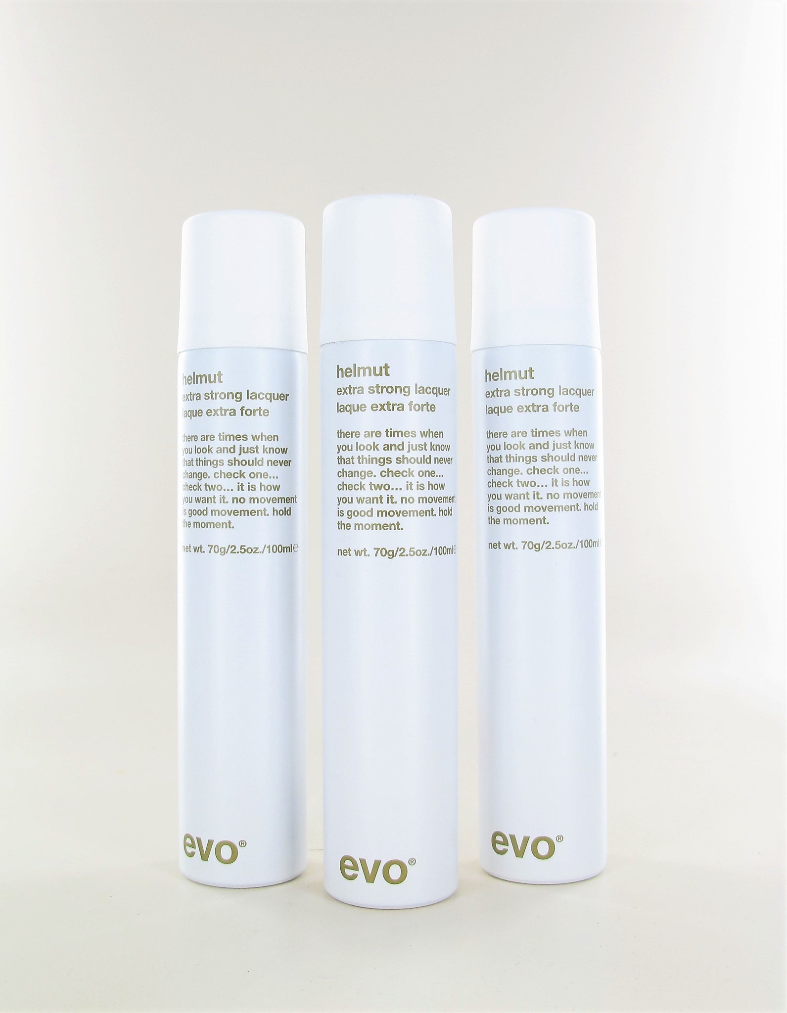 Evo Helmut Extra Strong Lacquer (Pack of 3) 2.5 oz