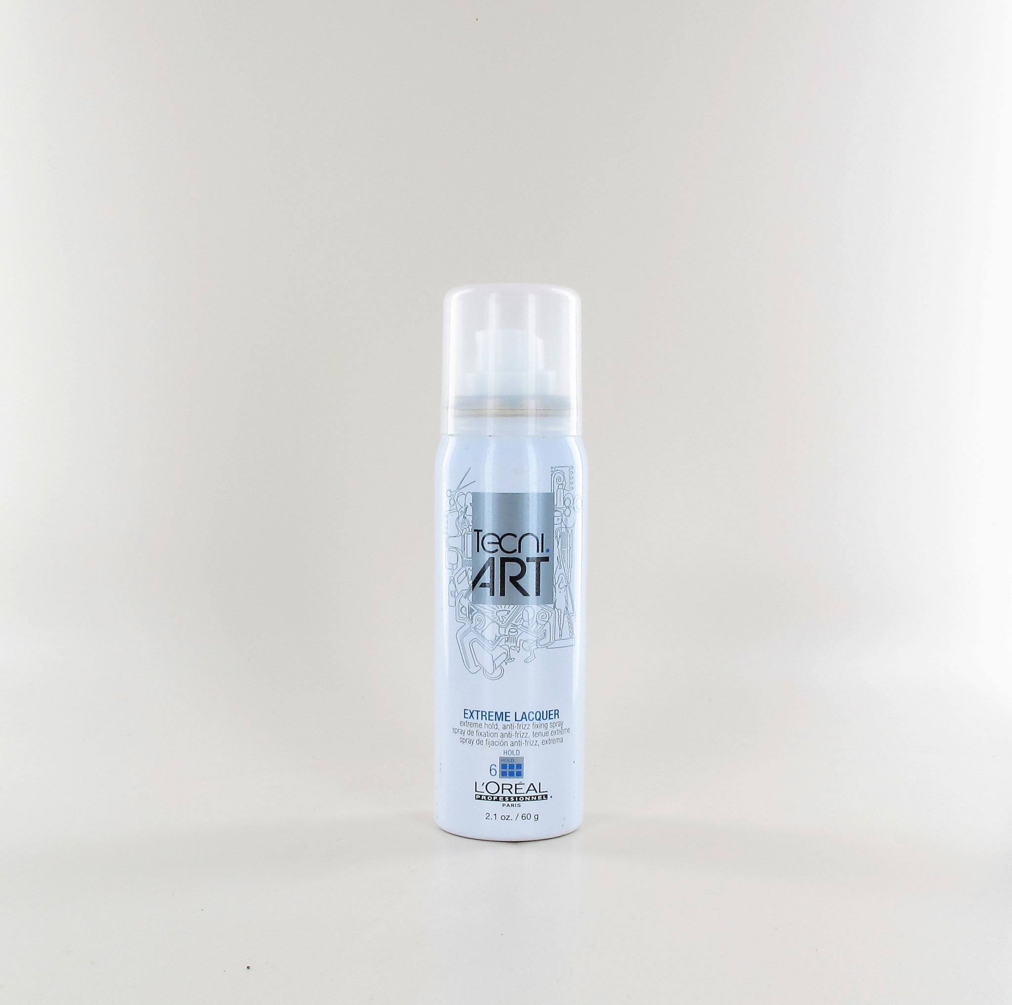 LOREAL Tecni Art Extreme Lacquer 6 Force Anti-Frizz Fixing Spray 2.1 Oz